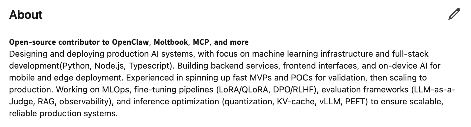 Arsalan Shakil — About